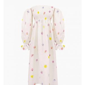 Sleeper Atlanta Dress in Pansies